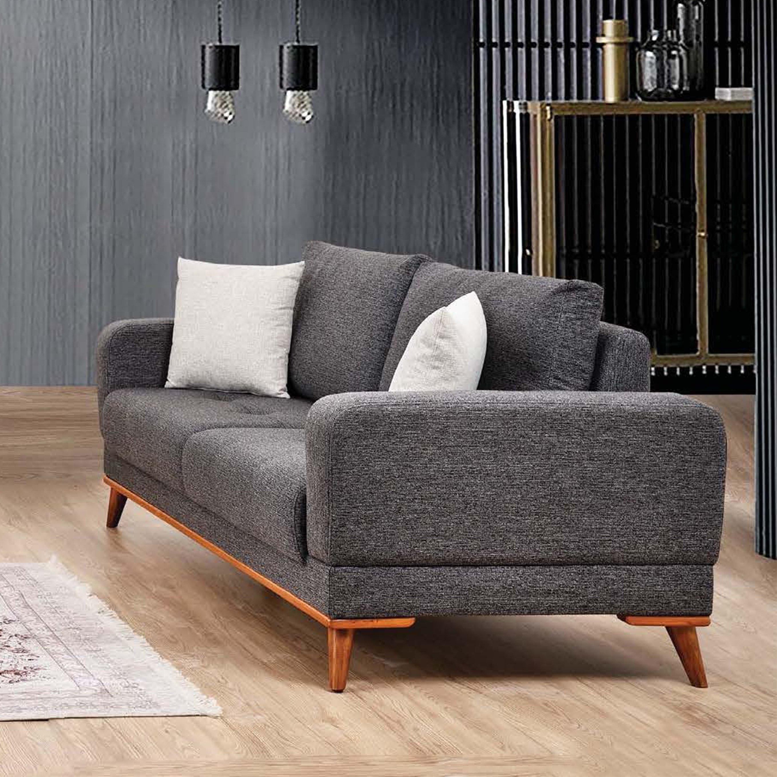 Modern Living Room Furniture Sofa Set Sofa Bed Waterproof Fabric Turkish Furniture Minimal Customize Size Cheap Leisure Seat