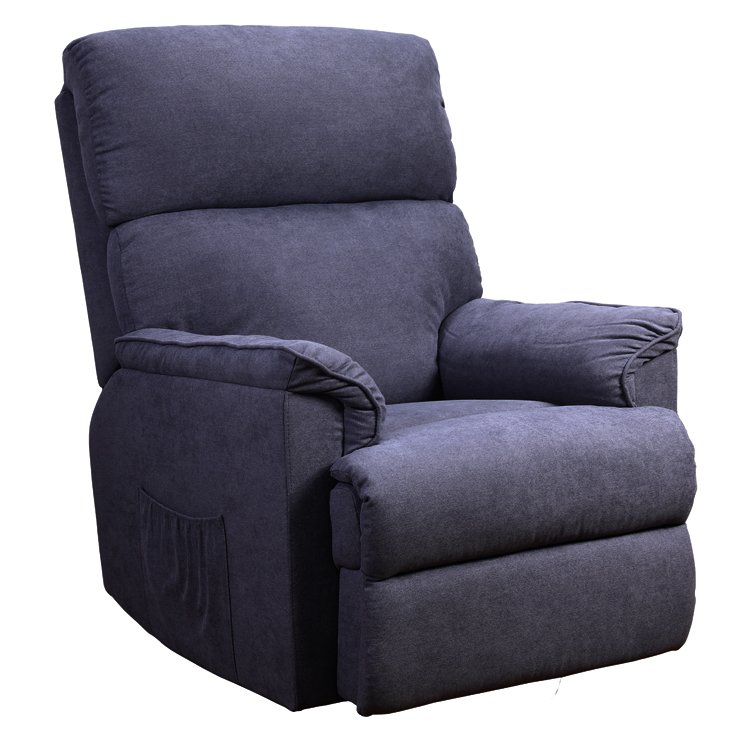 Power Electric Living Room Lift Chair For The Elderly Grey Fabric Comfortable Lounge Chair