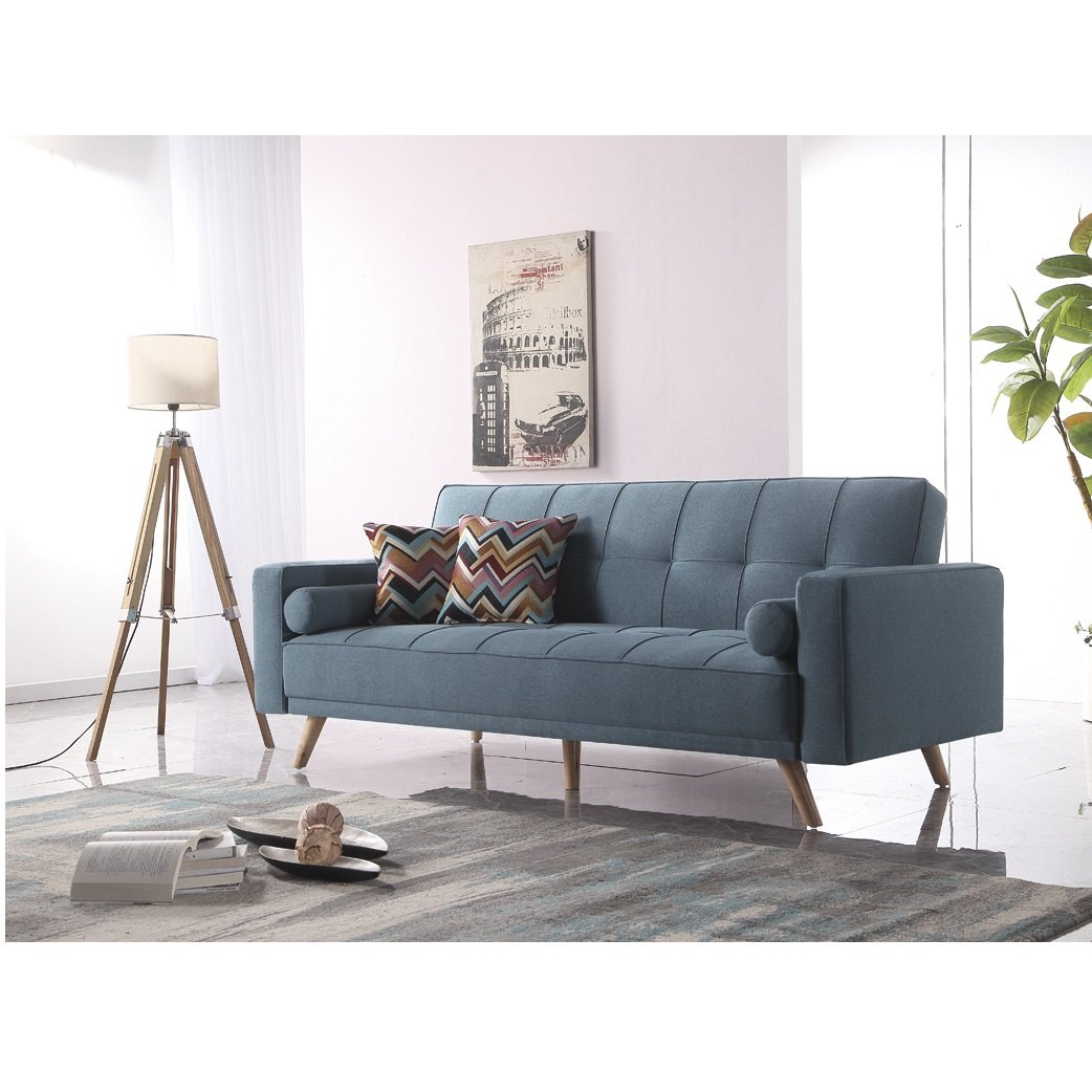 Modern New Design Fabric Sofas Double Folding Living Room Sofa Bed Furniture Factory