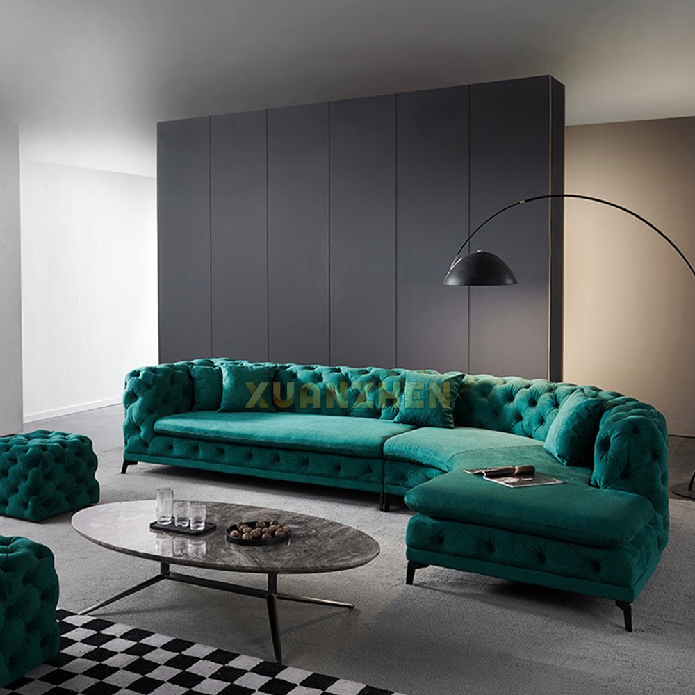 Modern fabrics living room sofas(old) couch living room sofa set furniture luxury chesterfield living room sofas