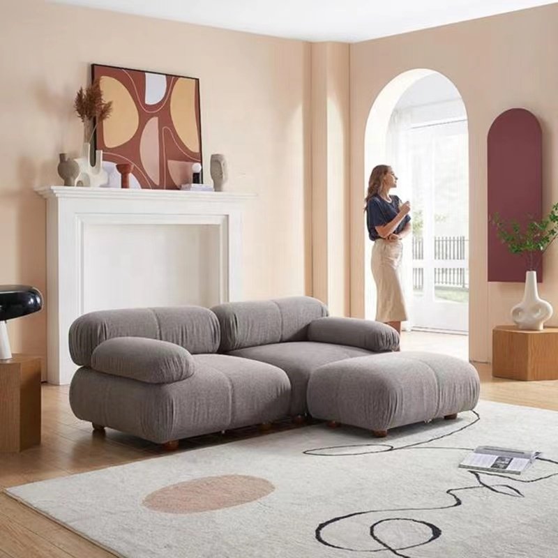 Italian Design Furniture Hotel Living Room 3 2 Seater Sofa Couches Luxury Sofa Set Furniture Home Furniture KABASA Style Fabric