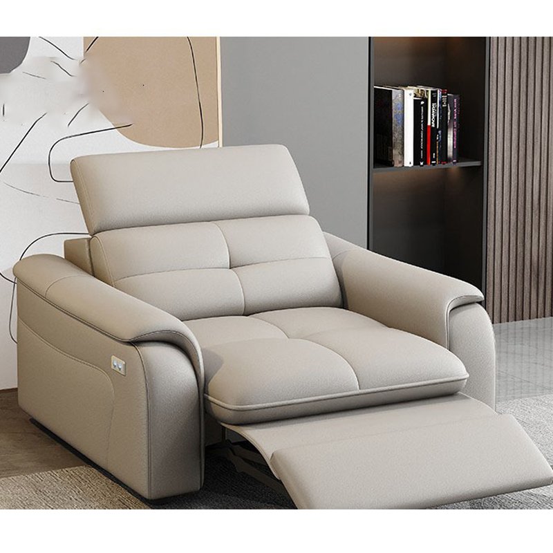 Customized 2024 New Modern Space Saving storage Real leather Reclining Italian leather Folding Multi purposes living room Sofas