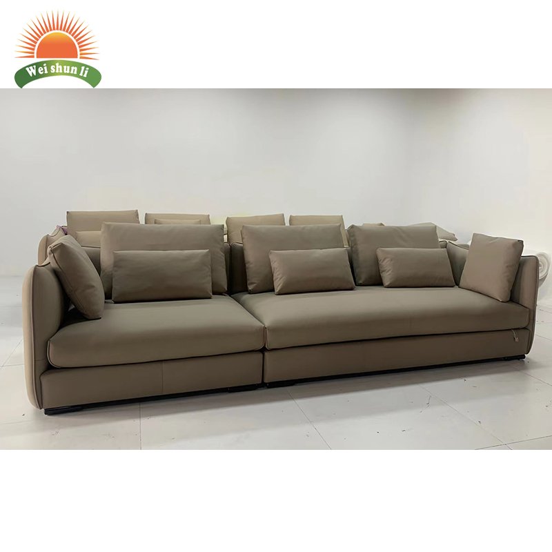 Hot modular 3 seater couch home furniture black leather sectional sofa modern couch L shape sofa set furniture living room sofas