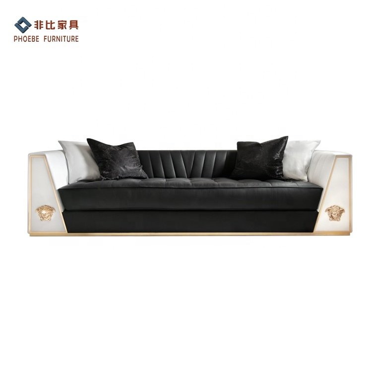 Luxury italy design couch living room sofas furniture modern famous brand sofa OEM