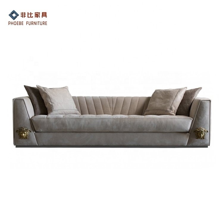 Luxury italy design couch living room sofas furniture modern famous brand sofa OEM