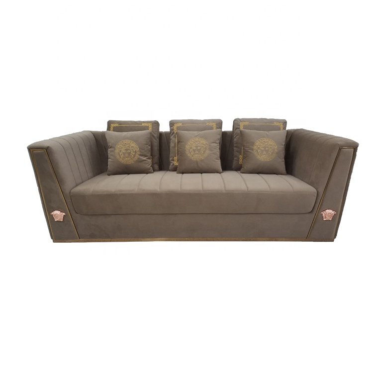 Luxury italy design couch living room sofas furniture modern famous brand sofa OEM