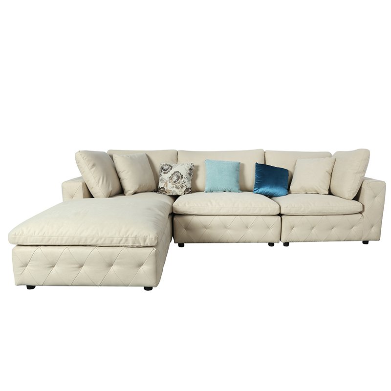 fabric modern design modular sofa European style living-room furniture home sectional sofa