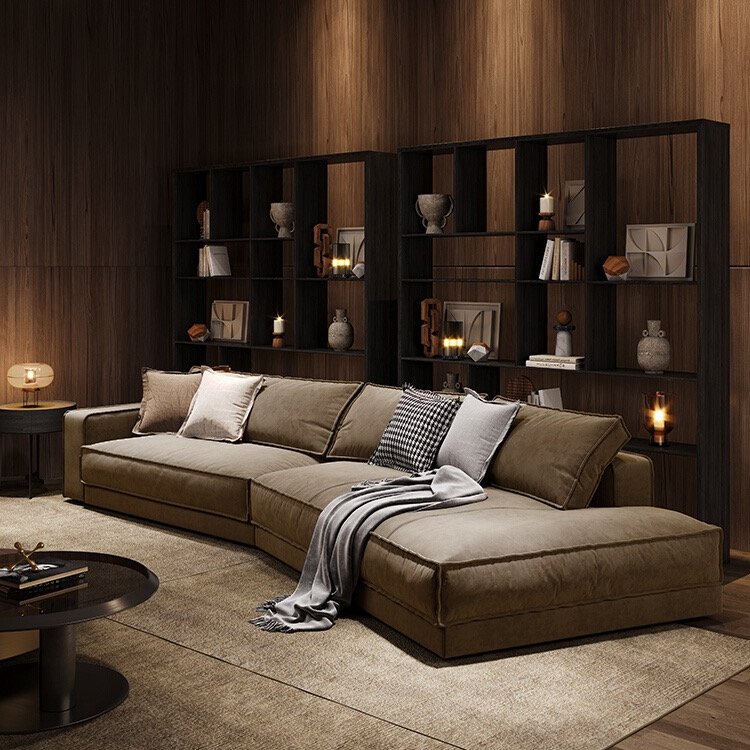 mini live room set Italian design modular leather sofa modern couch luxury modern sectional sofa set furniture living room sofas
