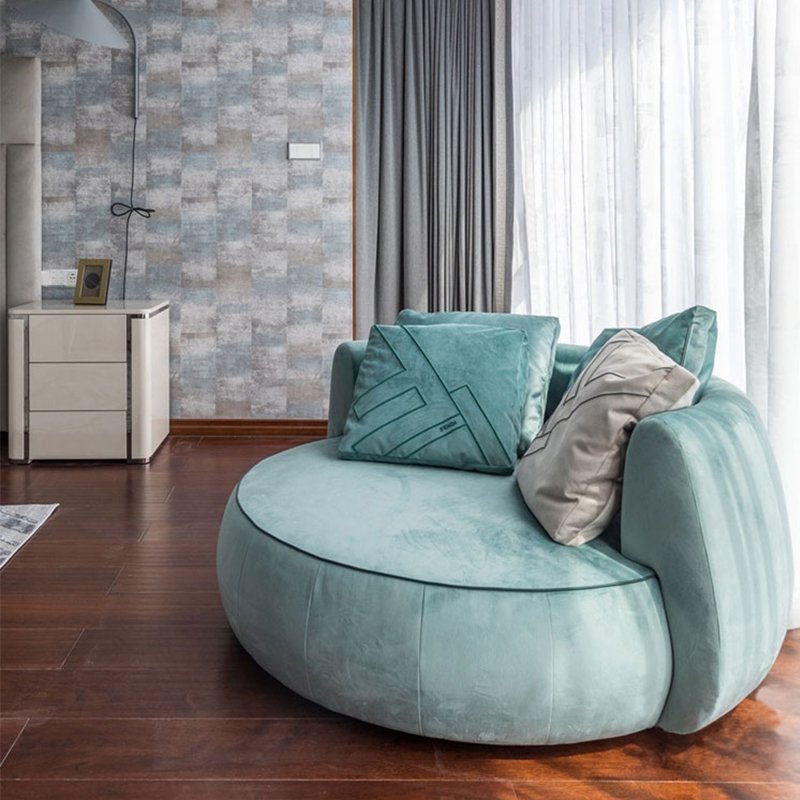 Newest Nordic Living Room Sofa Chair Luxury Stainless Steel Leisure Chair Velvet Accent Chair For Hotel Hotel