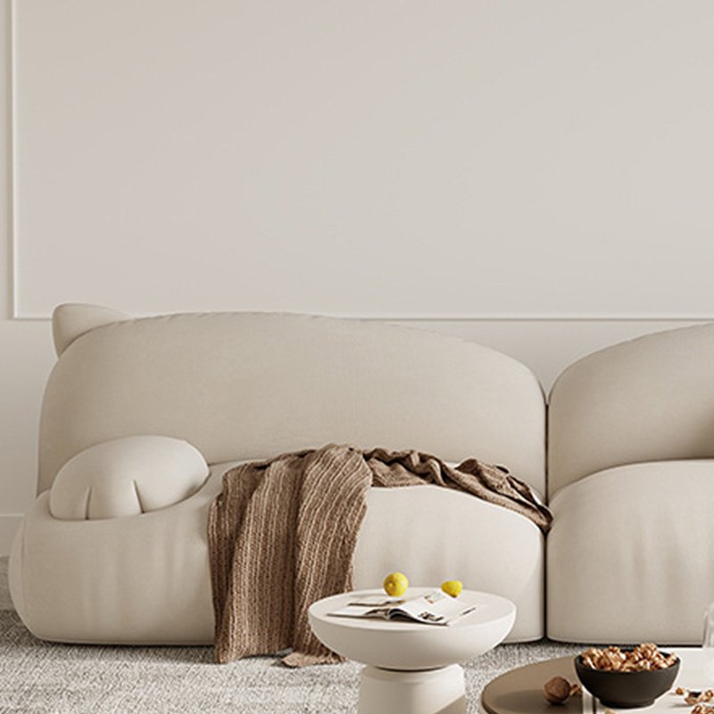 cute catpaw velvet Microfiber Fabric modern modular sectional couch Living Room sofa