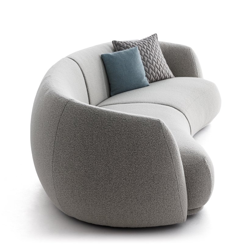 Modern Style Comfortable Living Room Sofa Set Velvet Fabric Upholstery Sofa With The Metal Foot