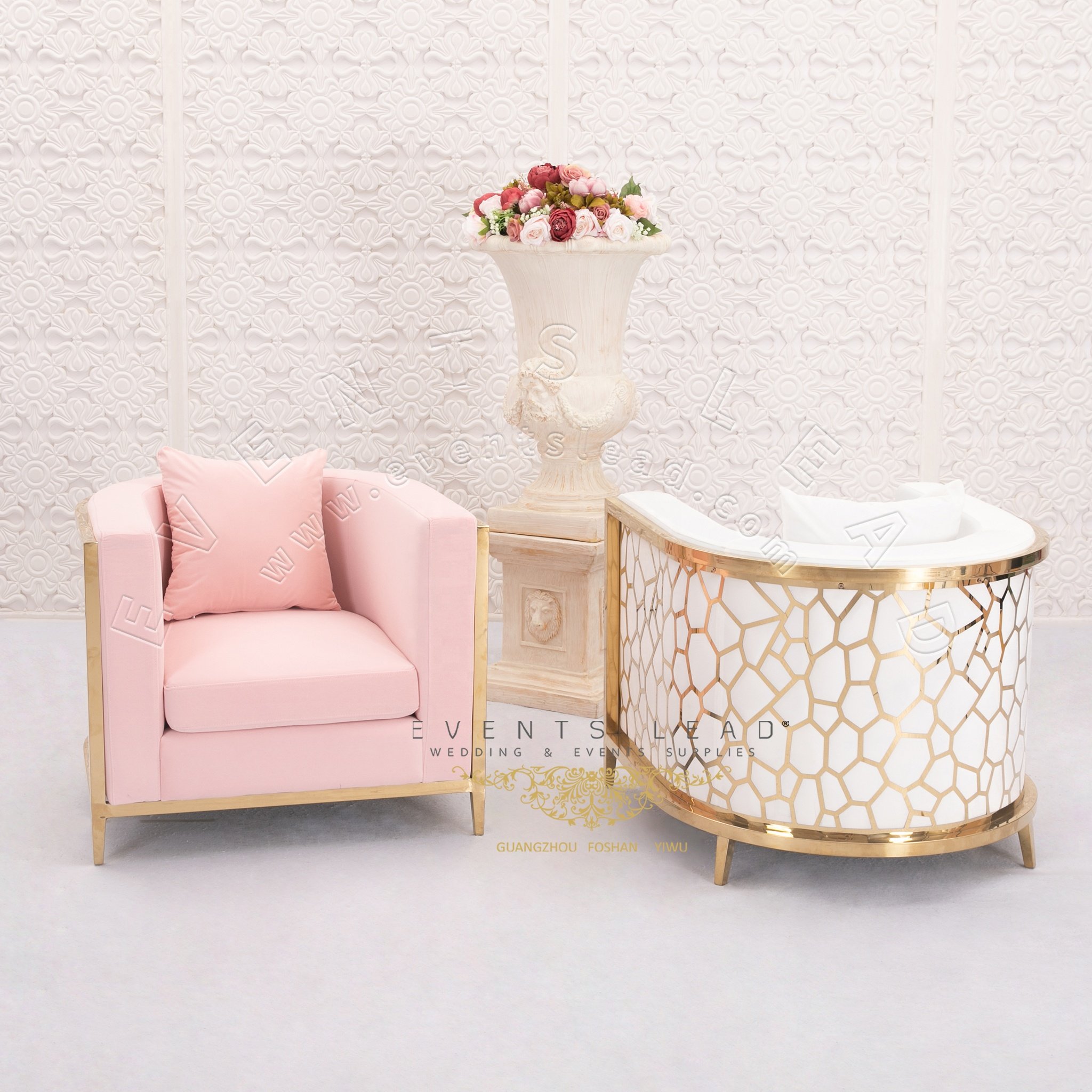 Comfortable White Velvet Hot Selling Stylish Sofa Manufacturers