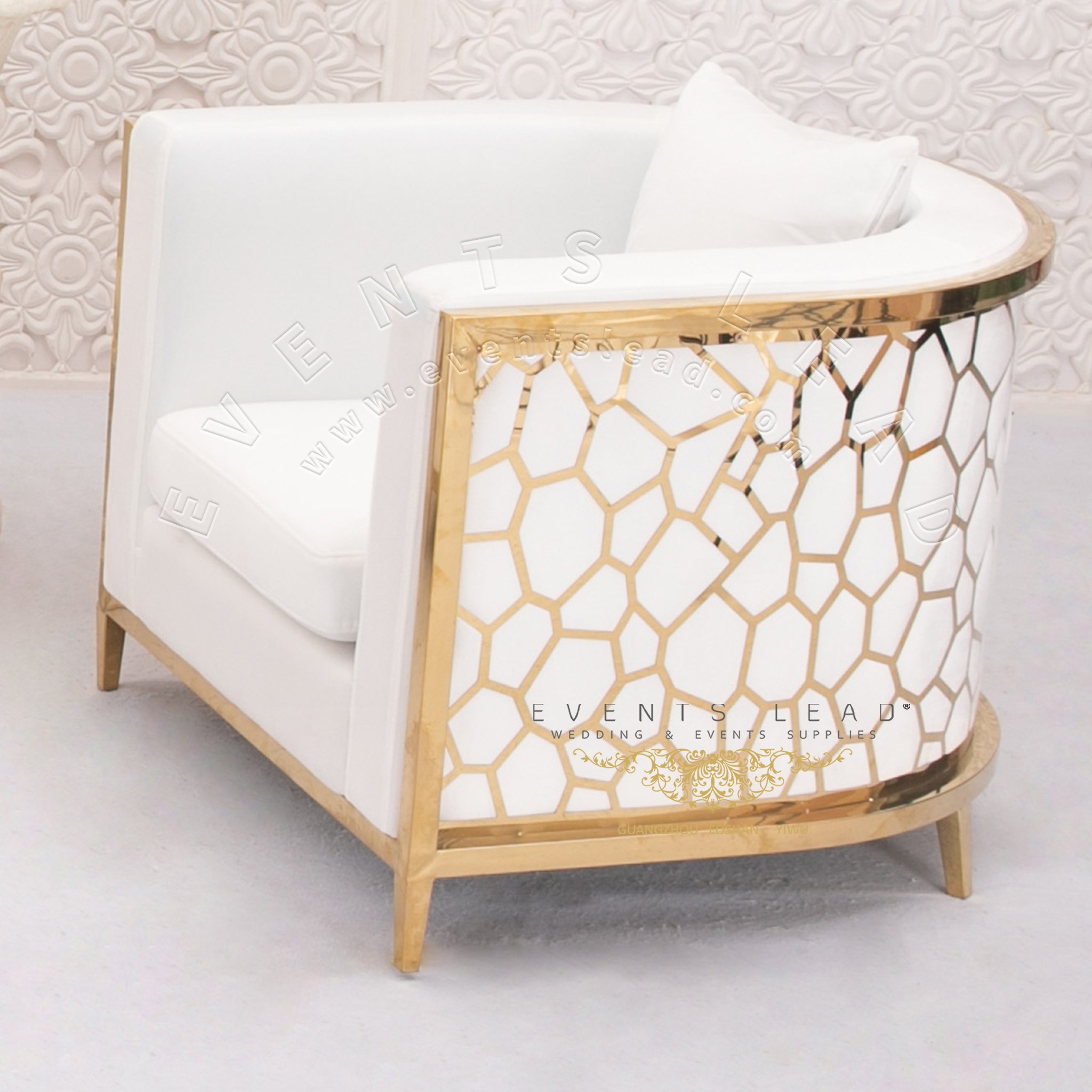 Comfortable White Velvet Hot Selling Stylish Sofa Manufacturers
