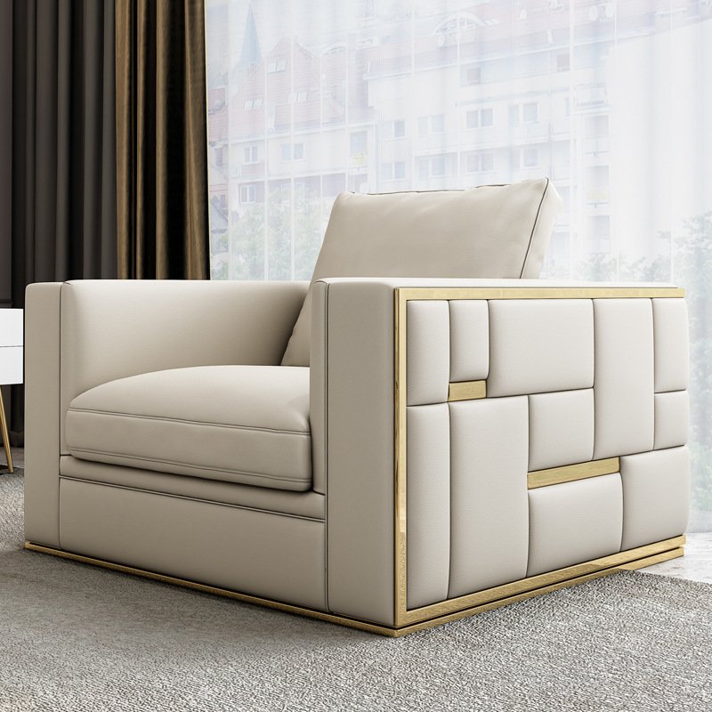Factory direct supply corner couch one two three seaters sofa luxury genuine leather Italian modern living room sofas