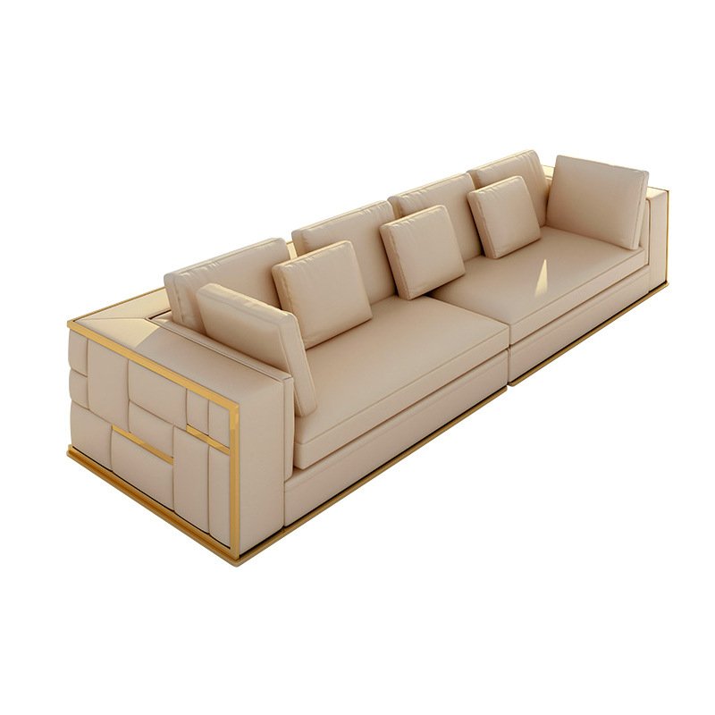 Factory direct supply corner couch one two three seaters sofa luxury genuine leather Italian modern living room sofas