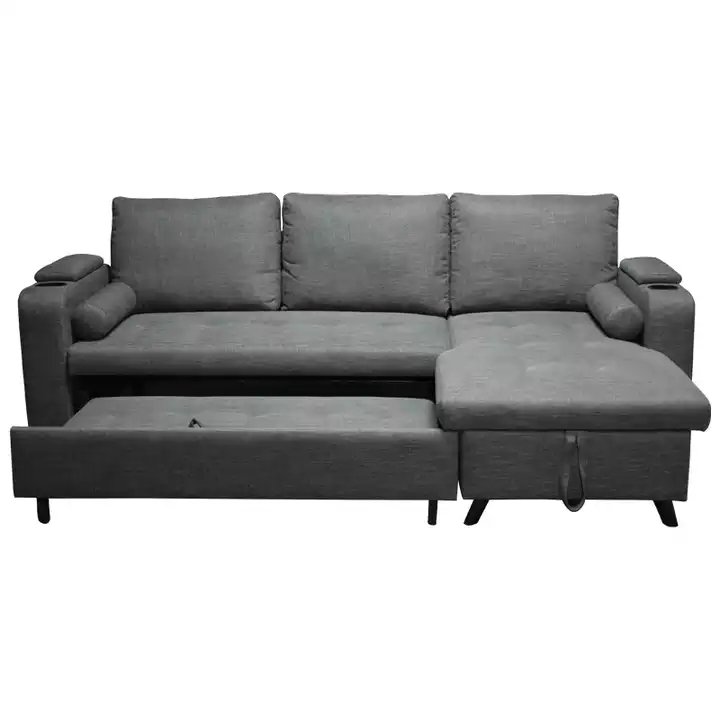 Wholesale Luxury sectional sofa couch corner sofa bed with storage living room sofa