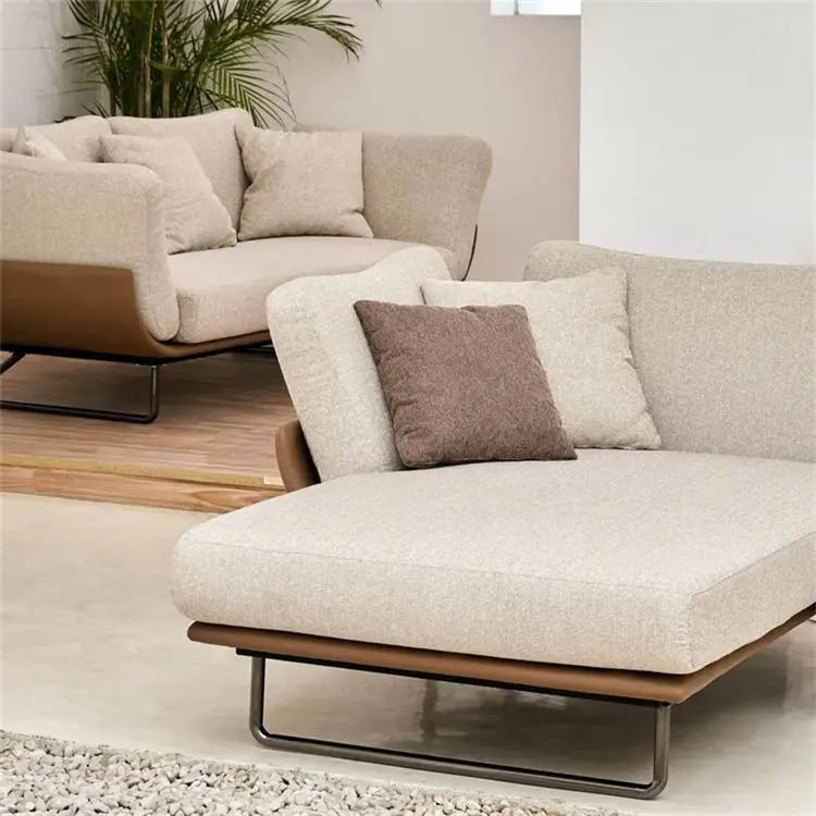 Scandinavian Contemporary Sofas Set High Resilience Foam Sectionals Luxury Sofa Furniture For Home Living Room Sofa
