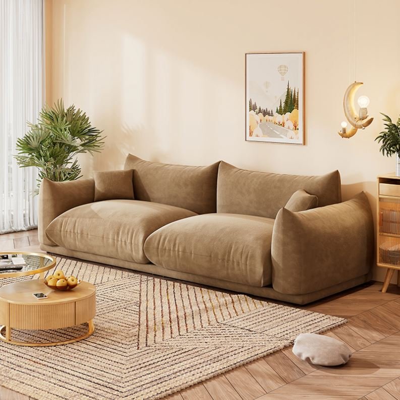 Manufacturer Direct Sale Italian Style Bread Sofa Fabric Cashmere Modular Sofa Set Living Room Sofa