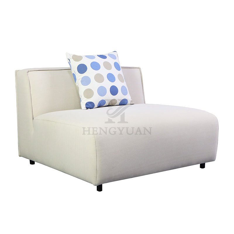 China Manufacturers Furniture Home Fabric Single Hotel Living Room Sofa