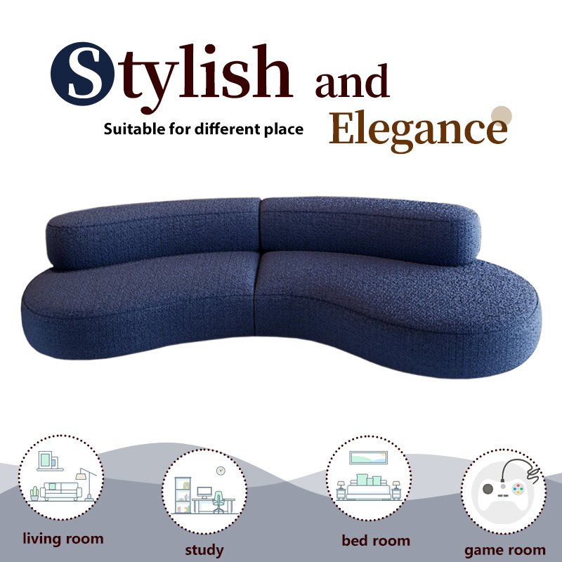 Curved Compression Living Room Sofas Furniture Vacuum Pack Sofa Set Compression Sofa Compressed For Home Couch Modular In Boxe