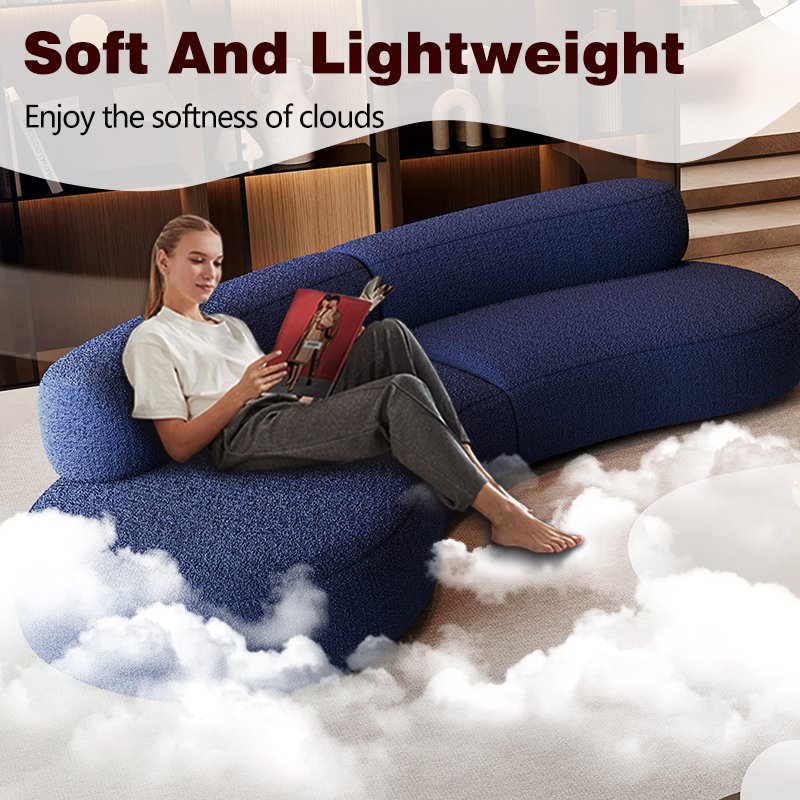 Curved Compression Living Room Sofas Furniture Vacuum Pack Sofa Set Compression Sofa Compressed For Home Couch Modular In Boxe