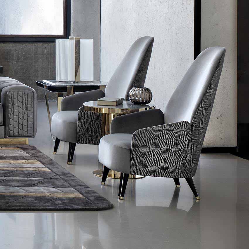 Nordic Leisure One Seat Chair Luxury Sofa Armchair Lazy Single Lounge Living Room Chairs Single Sofa Chair With Footstool