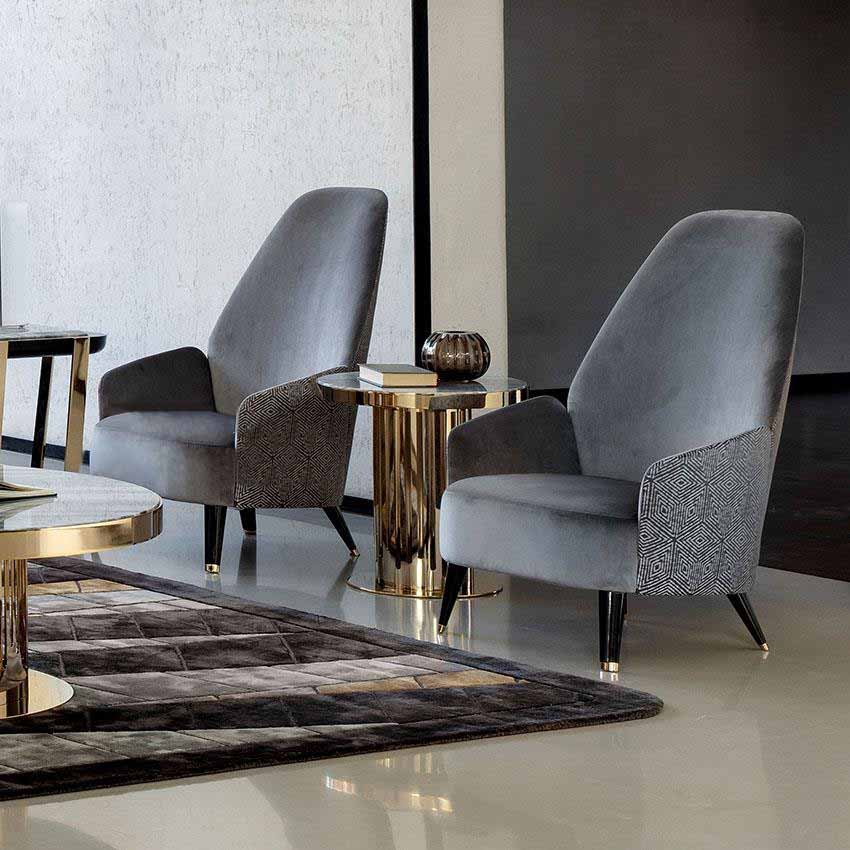Nordic Leisure One Seat Chair Luxury Sofa Armchair Lazy Single Lounge Living Room Chairs Single Sofa Chair With Footstool