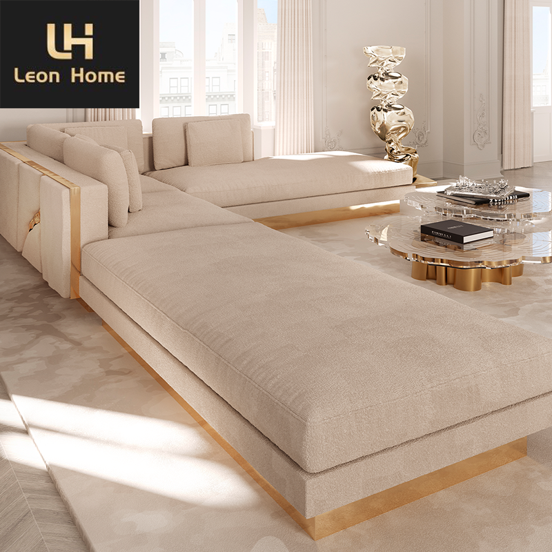 Manufacturer Custom Made Luxury Couch Living Room Sofas Hot Sale Italian Sectional Sofa Set Furniture Living Room Sofa