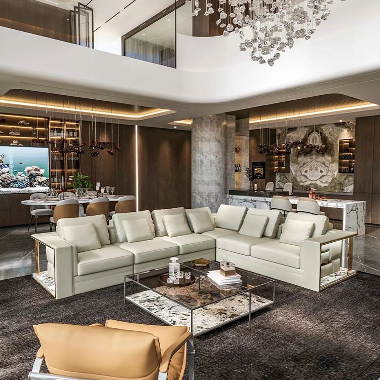 Chesterfield Velvet And Leather Vip Deep Button Sofa 321 Set Couch Living Room Sofa Furniture