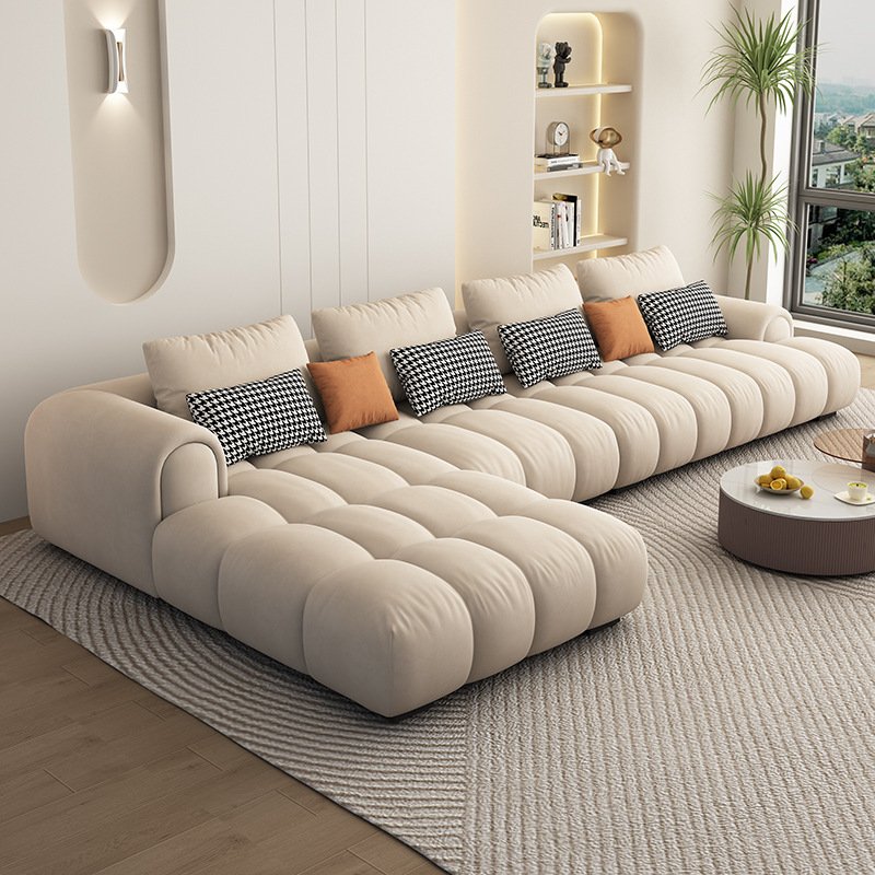Modern Luxury Velvet Fabric Reconnector Couch Mario Bellini Modular Furniture Sofa Living Room Sofa Set L Shape Sofa