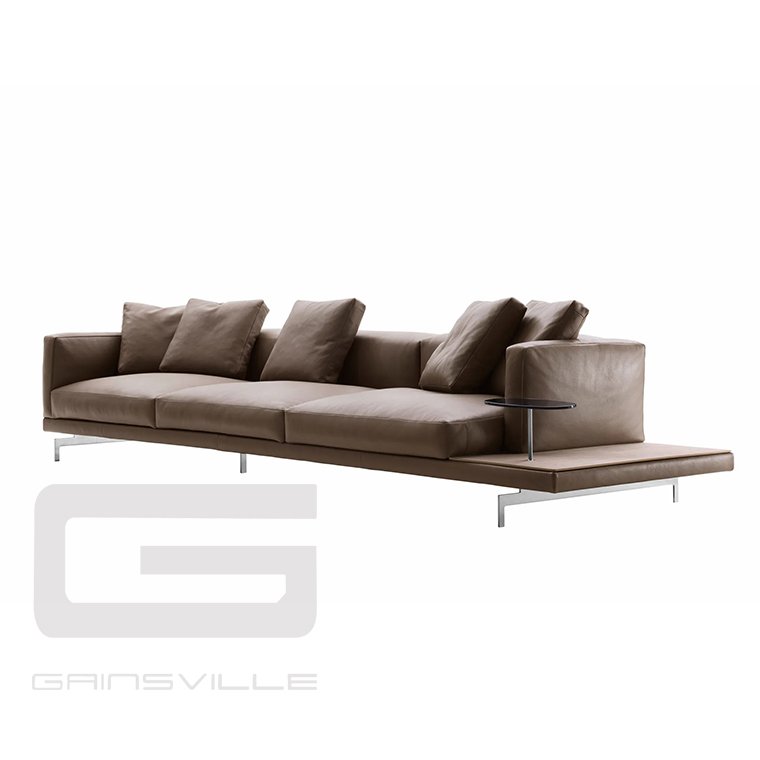 Modern Home Living Room Furniture Set Linen Velvet Fabric Leather Corner Couch Set Sectional Modular Sofa