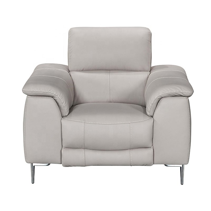 New Motion Sofa Electric Genuine Beige Mental Legs Living Room Sofas Sofa Set Furniture