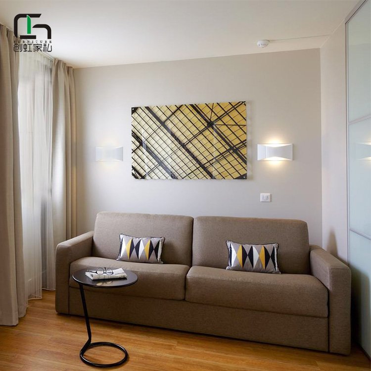 Factory custom hotel furniture couch living room sleeper sofa modern