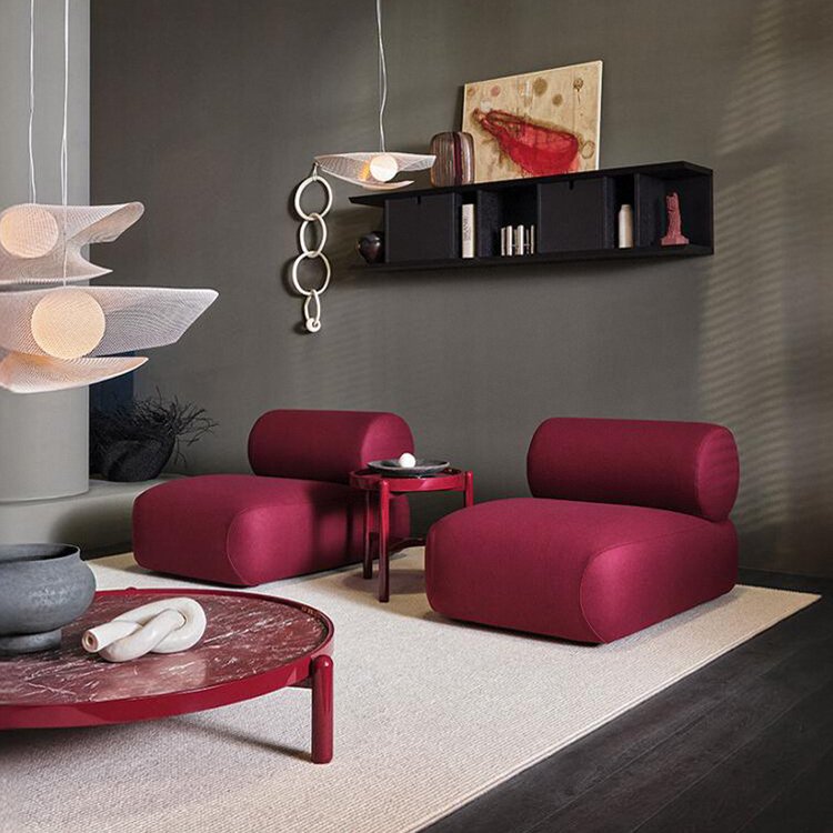 High quality restaurant-sofa modern design loveseat sofa velvet soft living room sofa