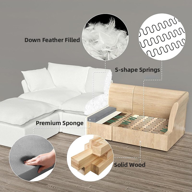 High quality linen funiture couch living room sofa set custom linen sectional sofa set custom sofa set furniture living room
