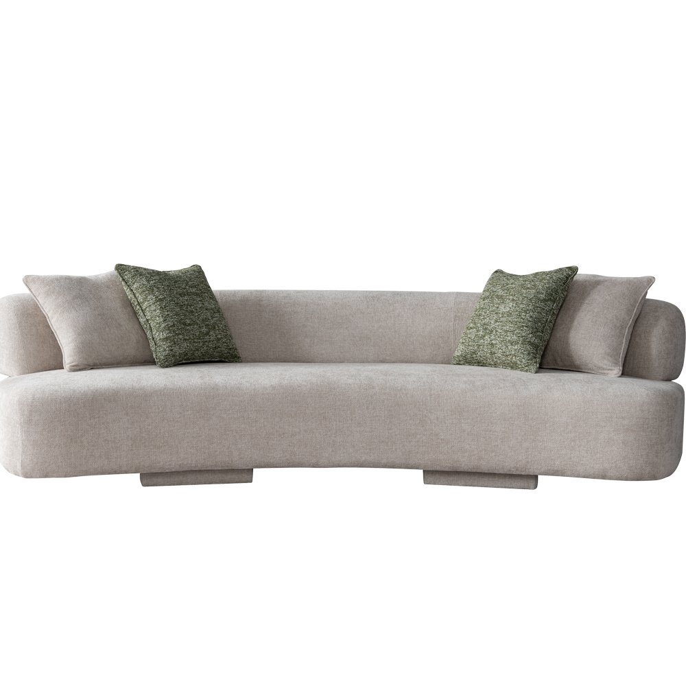 Living room furniture sofa set modern couch curved velvet sectional set sofa modular living room sofa