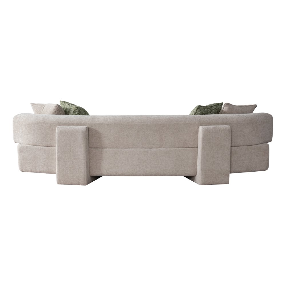 Living room furniture sofa set modern couch curved velvet sectional set sofa modular living room sofa