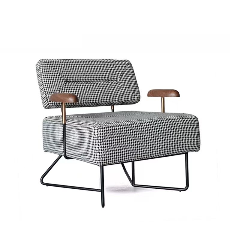 Luxury outdoor indoor sofa design home furniture wooden frame artificial sheepskin lounge chairs