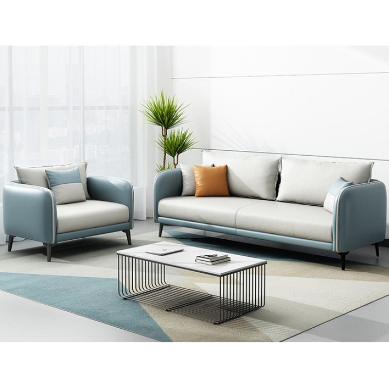 Trend Style Sofas Blue Leather Couch With Villa Hotel Restaurant Hotel Sofa Sets Design Hotel Couch