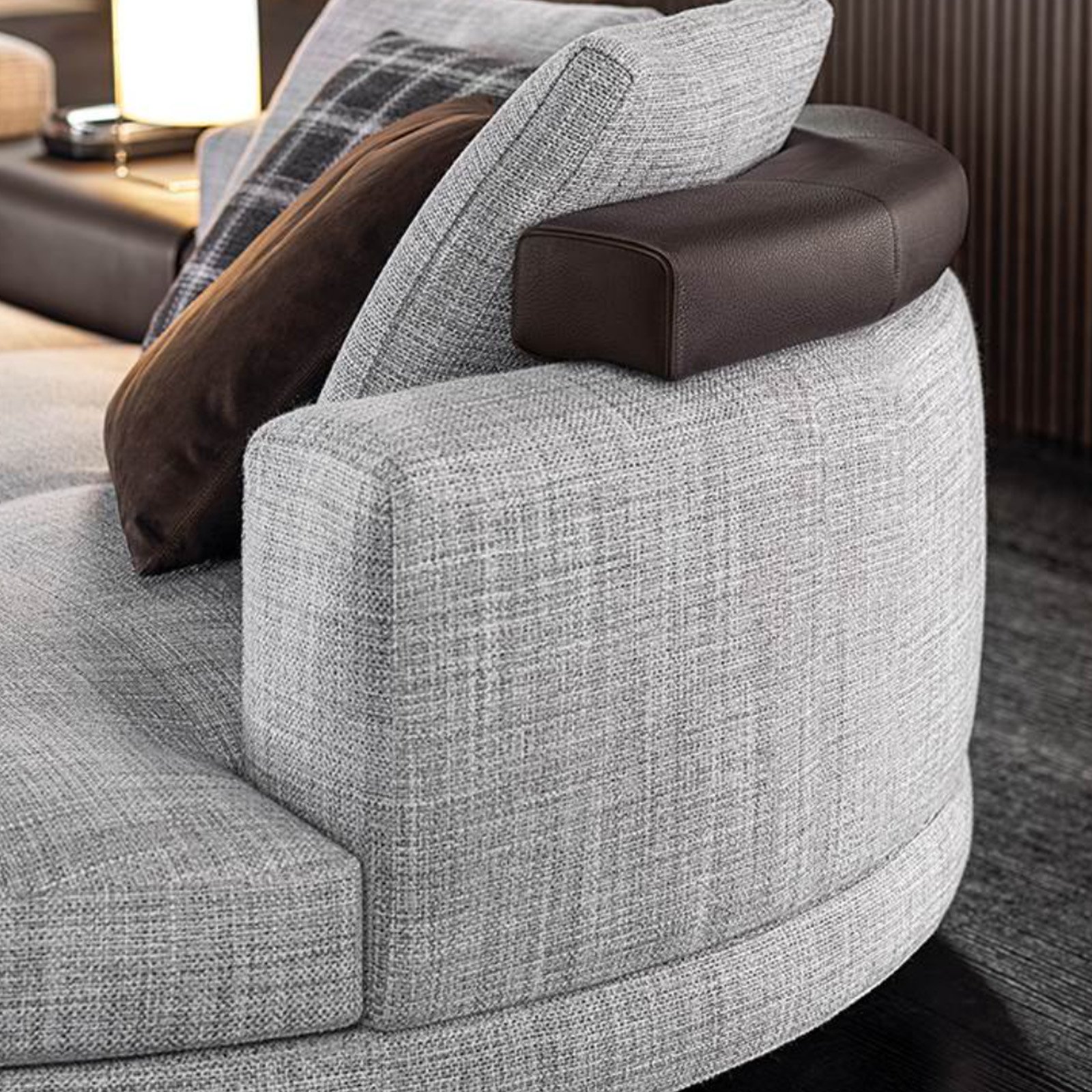 Linen Fabric Modular Sofa Sectional Living Room Sectional Sofas Cama