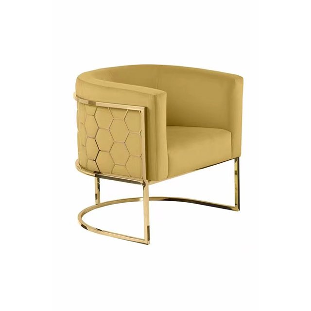 Factory light luxury metal face sofa set medusa living home furniture gold Stainless Steel sofa for living room sofa