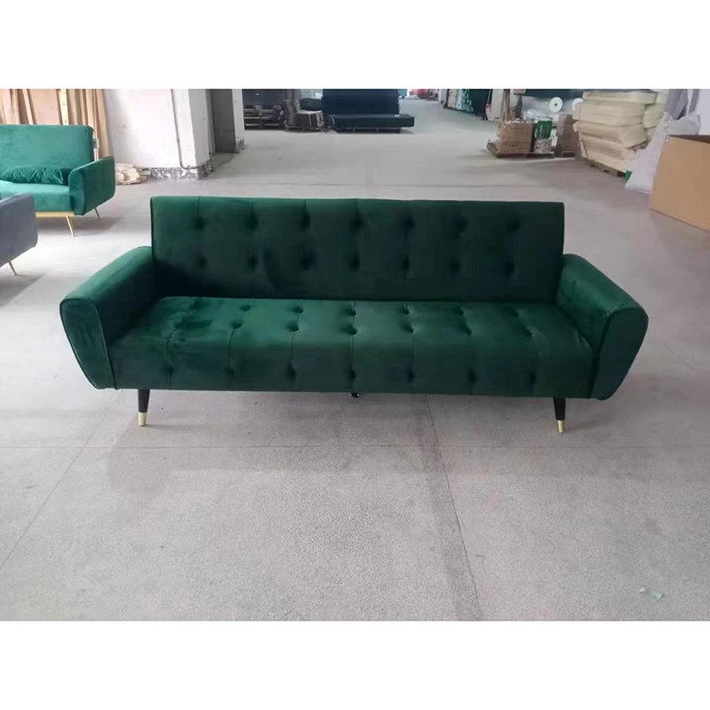 UK Standard Fireproof Foam and Fabric Sofa Bed Folding Bed 3 Seats Living Room Sofa