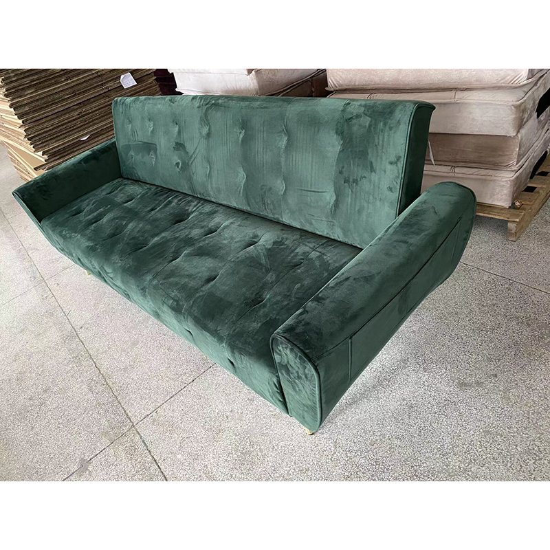 UK Standard Fireproof Foam and Fabric Sofa Bed Folding Bed 3 Seats Living Room Sofa