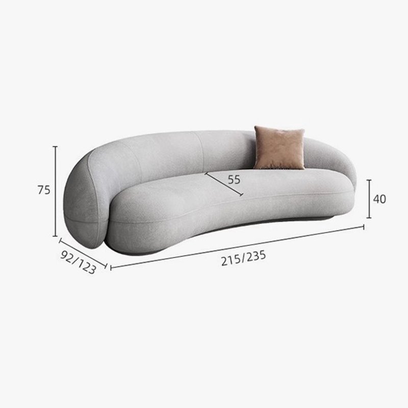 Manufactory Home Furniture European Classic Velvet Fabric curved sofa Set for Living Room