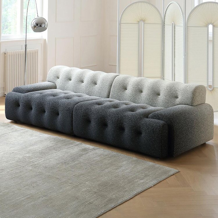 French sofa design leisure three-dimensional fabric sofa Nordic modular living room sofa combination home furniture