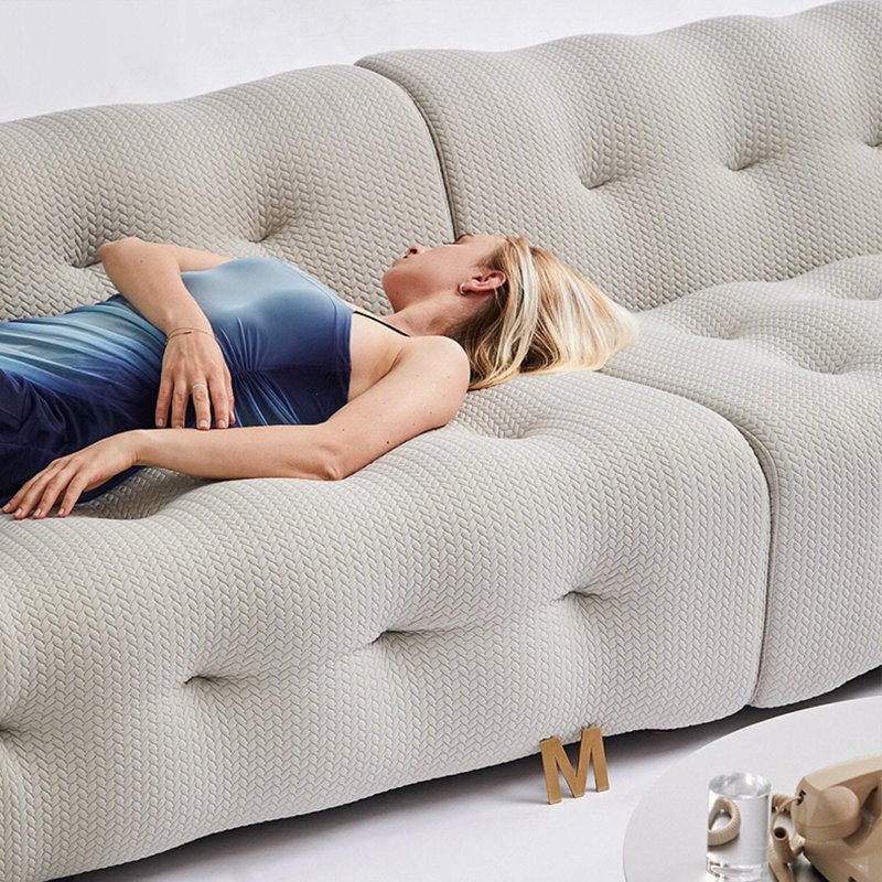 French sofa design leisure three-dimensional fabric sofa Nordic modular living room sofa combination home furniture