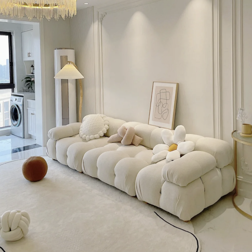 Nordic living room sofa combination simple modern splicing module clothing shop beauty salon reception sofa