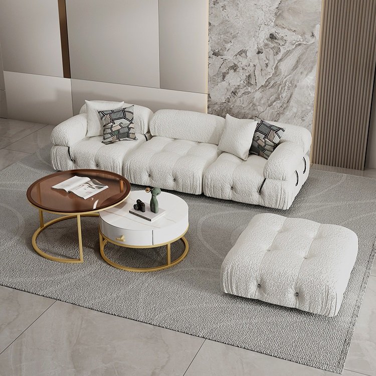 Nordic living room sofa combination simple modern splicing module clothing shop beauty salon reception sofa