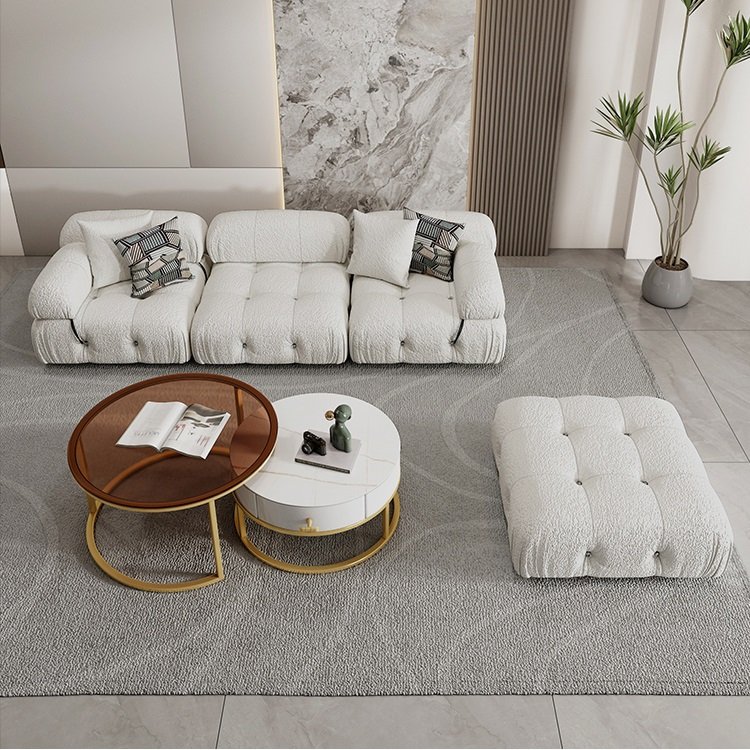 Nordic living room sofa combination simple modern splicing module clothing shop beauty salon reception sofa