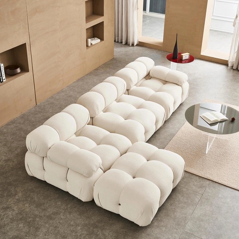 Nordic living room sofa combination simple modern splicing module clothing shop beauty salon reception sofa